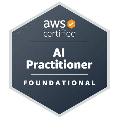 AWS Certified AI Practitioner badge