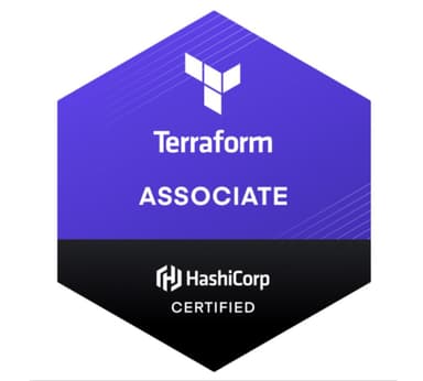 HashiCorp Certified: Terraform Associate badge
